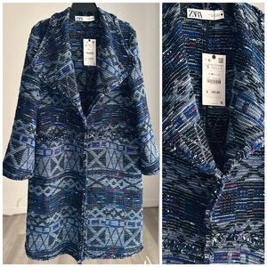 Zara Textured Limited Edition Coat New